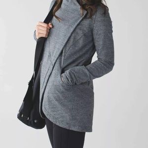 Lululemon gray wrap cardigan size 4